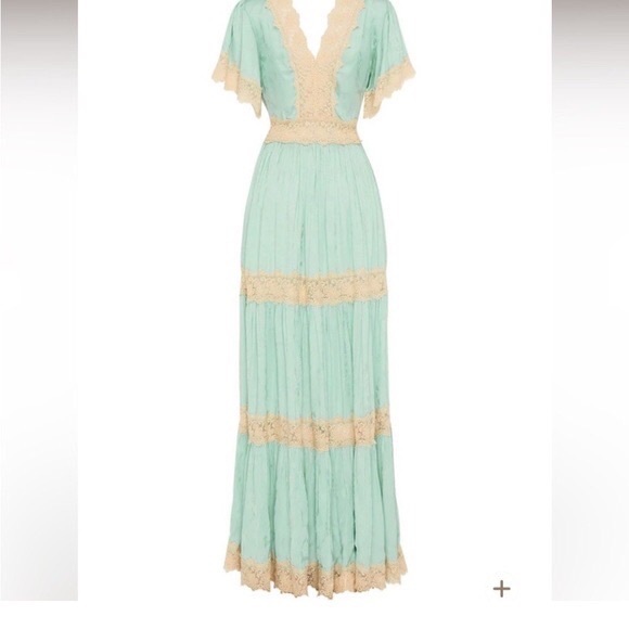 Spell & the Gypsy Ocean Gown sea foam large bohemian bridal collection - Picture 2 of 6